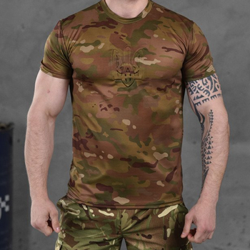 Потоотводящая мужская футболка Punishment с принтом "Герб" мультикам размер 3XL