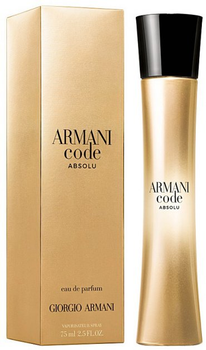 Woda perfumowana dla kobiet Giorgio Armani Code Absolu 75 ml (3614272544444)