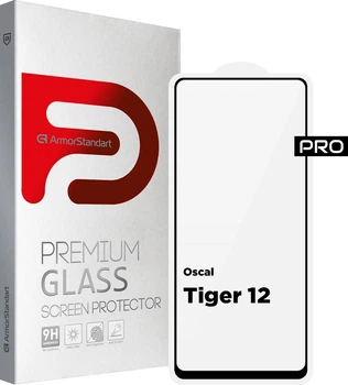 Защитное стекло для смартфона Oscal Tiger 12 ArmorStandart Pro Black (ARM75106)
