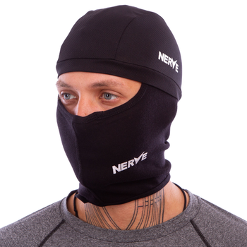 Балаклава подшлемник мультифункциональная 3 в 1 NERVE MS-1174 Black