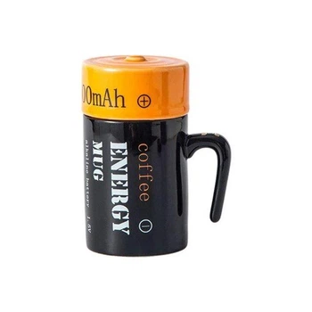 Чашка з кришкою Hoz 356696 Battery 350 мл