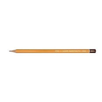 Карандаш графитный Koh-i-Noor 10H без ластика корпус Желтый (1500.10H)