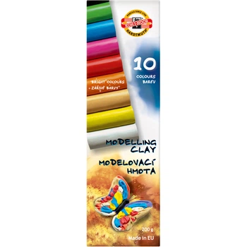 Пластилін Koh-i-noor Метелик 10 кол 200г (131710)