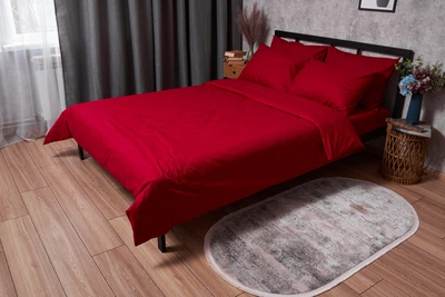 Комплект постельного белья Moon&Star Бязь Gold Люкс Cherry Red Евро 200х220 см наволочки 2х50х70 см (MS-820003126)