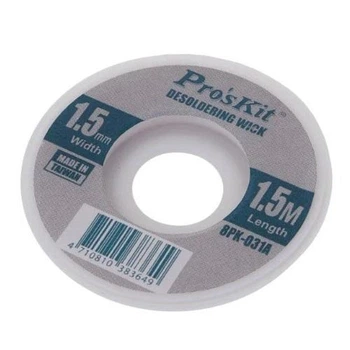 Оплётка ProsKit для снятия припоя 8pk-031а (1.5 мм, длинна 1,5м)