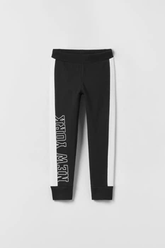 Легінси ZARA д8334 чорні з білим 164