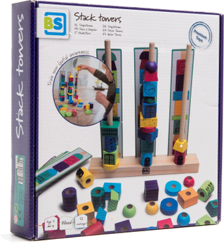 Zestaw zabawek Bs Toys Stack Towers (8717775443704)