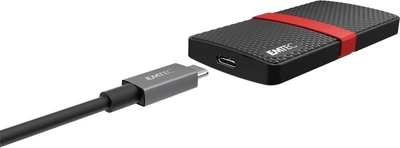 SSD диск Emtec X200 Portable Power Plus 128GB 2.5" USB-C 3.1 Gen1 3D V-NAND (ECSSD128GX200)