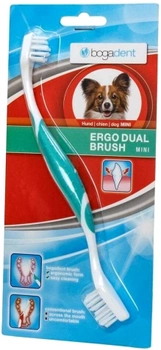 Szczoteczka do zębów dla psów BogaDent Ergo Dual Brush Dog Mini (7640118839555)
