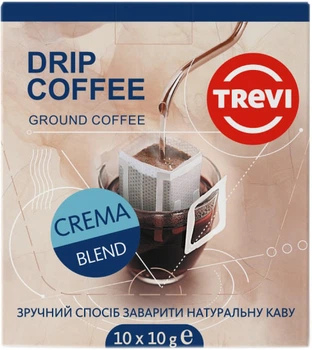 Бокс дрип-кофе Trevi Crema 10 г x 10 шт (4820140052648)
