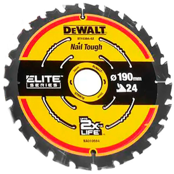 Диск пильный DeWalt Elite Extreme 190 мм (DT10402)