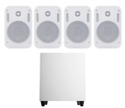 Акустичний комплект SKY SOUND SUBT-10W-PM (2*40Вт) WHITE