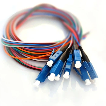 Набір кольорових пігтейлів LC-UPC 1.5 м, SM, Easy strip, для 8 волокон.