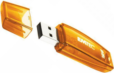 Флеш пам'ять USB Emtec C410 128GB USB 2.0 Orange (ECMMD128G2C410)