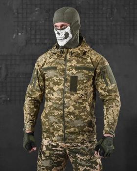 Тактическая мужская куртка рип-стоп весна/лето L пиксель (86775)
