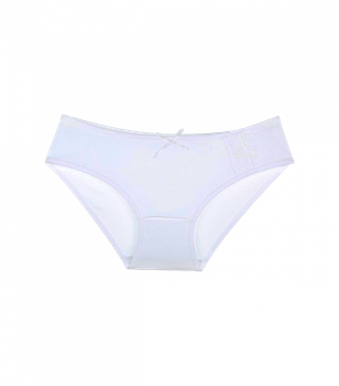 Однотонные трусы слипы для девочки - Donella - 4151D4 - 98-104 см - Белый