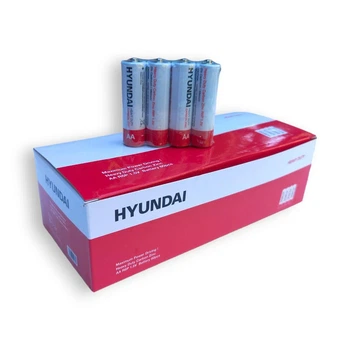 Батарейки Hyundai AA/R6 солевые 60 штук Пальчиковые