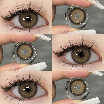 Кольорові контактні лінзи світло-карі Semporna Brown Eyeshare
