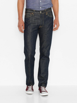 Jeansy Regular Fit męskie Levi's 501 Original 00501-0162 34-32 Granatowe (5412130541493)