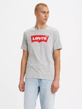Koszulka męska bawełniana Levi's Graphic Setin Neck 17783-0138 L Szara (5415211983236)