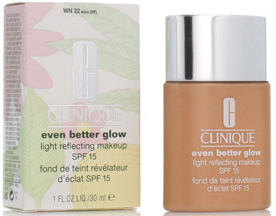 Podkład rozświetlający Clinique Even Better Glow Light Reflecting Makeup SPF15 WN 22 Ecru 30 ml (20714873936)