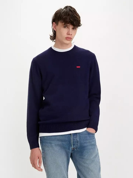 Sweter męski wełniany Levi's Original Hm Sweater A4320-0001 S Granatowy (5401105320744)