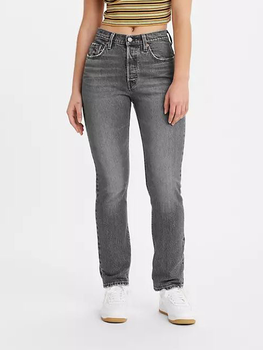 Jeansy Slim Fit damskie Levi's 501 Jeans For Women 12501-0412 26-30 Niebieskie (5401105154608)