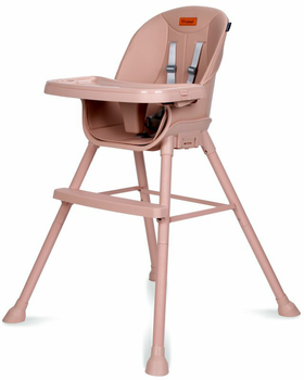 Krzesełko do karmienia Kidwell Eatan różowe (KRWYEAT01A)