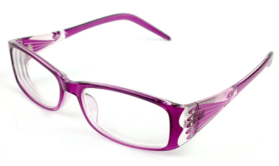 Жіночі готові окуляри для зору Verse Діоптрія Комп'ютерні +4.00 Дальнозоркість 50-18-138 Лінза Полимер PD62-64 (226-36|G|p4.00|40|26_5291)