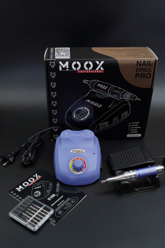Фрезер для манікюру і педикюру MOOX X105, 45 000 об / хв, 65W, Purple