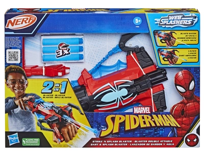 Blaster Nerf Spider Man strike n splash (5010996174260)