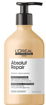 Odżywka do włosów uwrazliwionych L'Oreal Professionnel Serie Expert Absolut Repair regenerująca 500 ml (3474636975488)