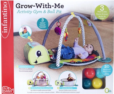 Maneż Infantino Grow-With-Me Activity Gym&Ball Pit (773554130430)