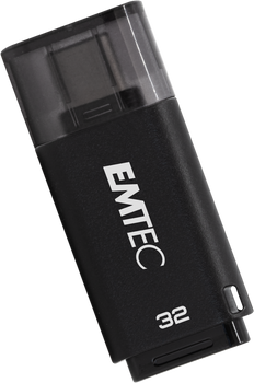 Флеш пам'ять USB Emtec D400 32GB USB C 3.2 Black (ECMMD32GD403)