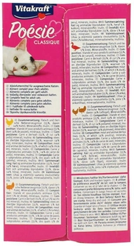 Karma mokra dla kotów Vitakraft Poesie Classique poultry choice in sauce 12 x 85 g (4008239589798)