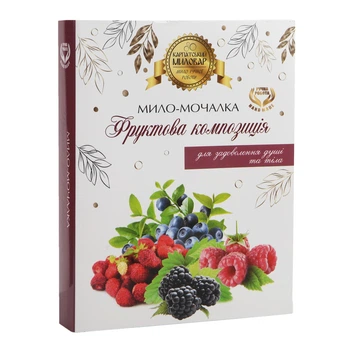 Мыло-мочалка "Фруктовая композиция"