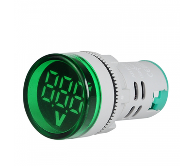 Цифровий вольтметр ST16V, діапазон вимірювань 60-500V, Green