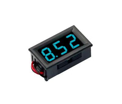 Цифровий вольтметр, діапазон вимірювань 5 -120V, Blue