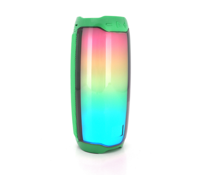 Бездротовий Bluetooth динамік PULSE 4 LED, 10W, 4000mAh, дистанція-10m, Green, Corton BOX