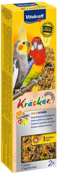 Smakołyki dla papużek falistych Vitakraft Kracker multivitamin 2 x 180 g (4008239291318)