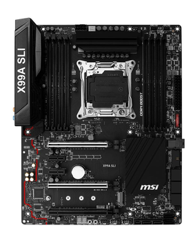 Материнская плата MSI X99A SLI LGA 2011 v3 (X99A SLI) Б/У