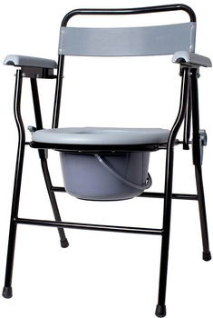 Крісло-стілець Ridni KJT710B із санітарним обладнанням нерегульоване за висотою складане (KJT710ВК)