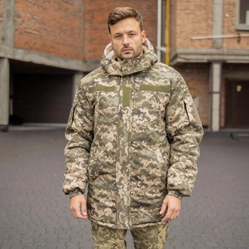 Куртка-бушлат військова чоловіча тактична ЗСУ Піксель 8540 56 розмір