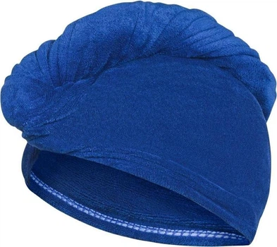 Женское Полотенце для волос Aqua Speed HEAD TOWEL Темно-синий 25х65см (146-01)