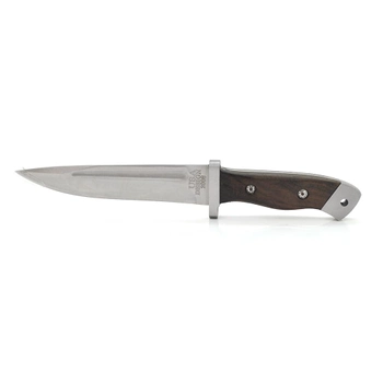 Нож для кемпинга SC-8105, Wood+Steel, Чехол