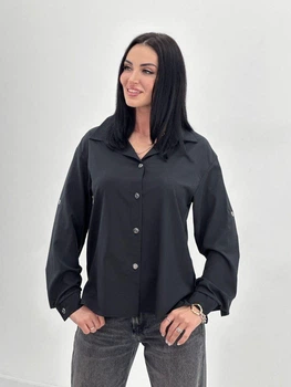 Базова Жіноча блузка Fashion 50/52 чорний