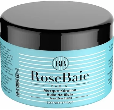 Маска для волос "Кератин и касторовое масло" - RoseBaie Keratin & Castor Oil Mask 500ml (1131279-1508896-2)