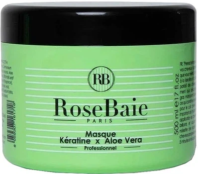 Маска для волос "Кератин и алоэ вера" - RoseBaie Keratin & Aloe Vera Mask 500ml (1131278-1508892-2)