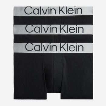 Zestaw majtek bokserek męskich bawełnianych Calvin Klein Underwear 000NB3130A-7V1 S 3 szt. Czarny (8719855387229)
