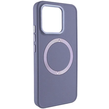 Чехол TPU Bonbon Metal Style с MagSafe для Xiaomi Redmi Note 13 4G Серый / Lavender